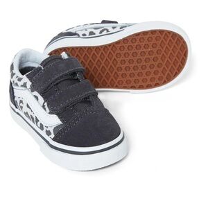 Black and White Leopard Vans 7